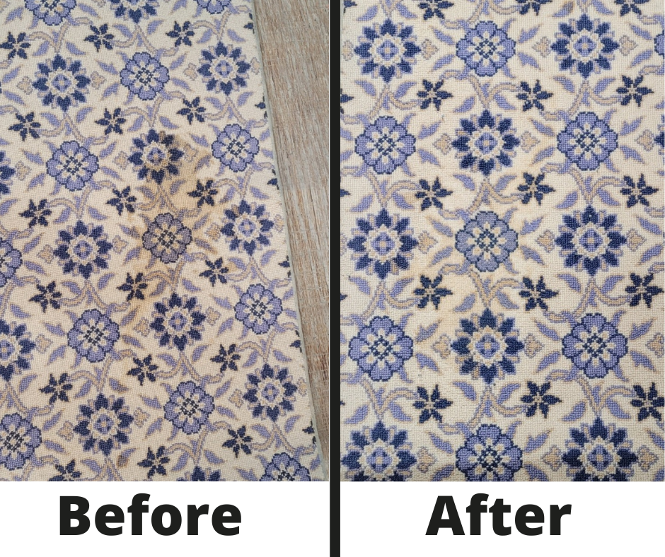 Rug Cleaning - Before and After