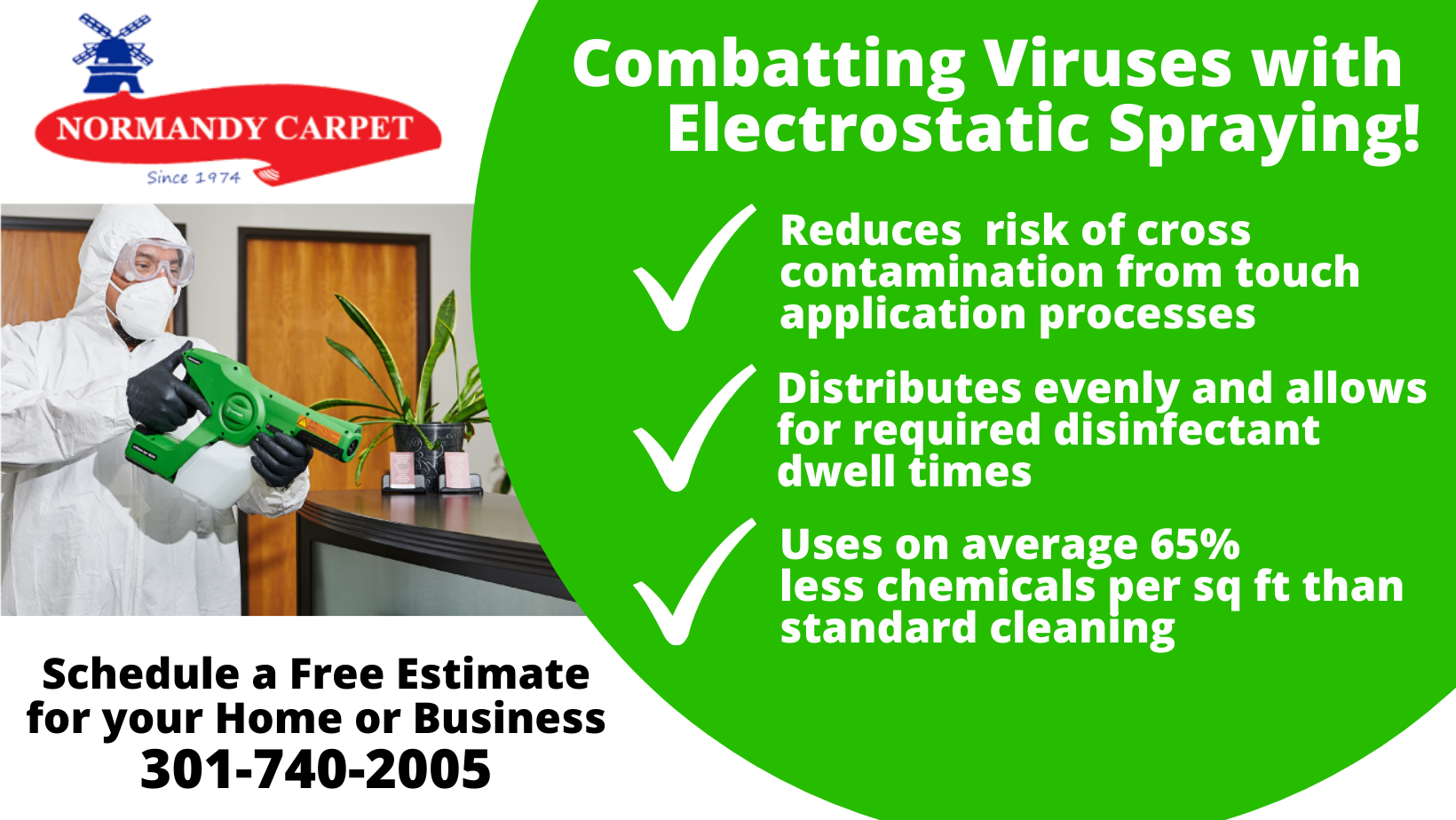 Combatting Viruses with Electrostatic Spraying