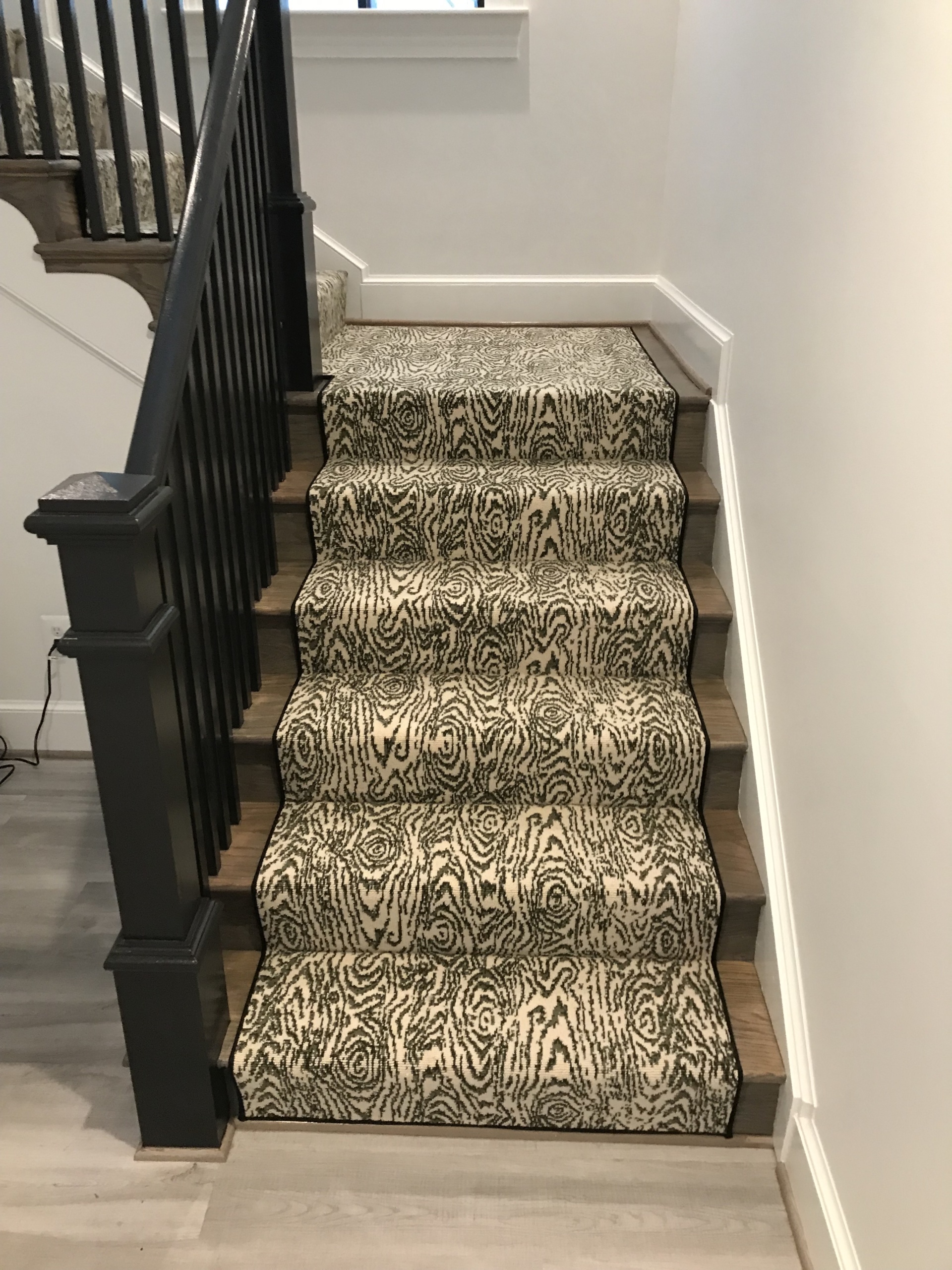 Stair Runner Carpet Installation